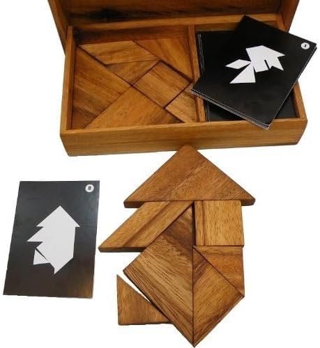 Logic Tangram Set with Play Cards - Image 3
